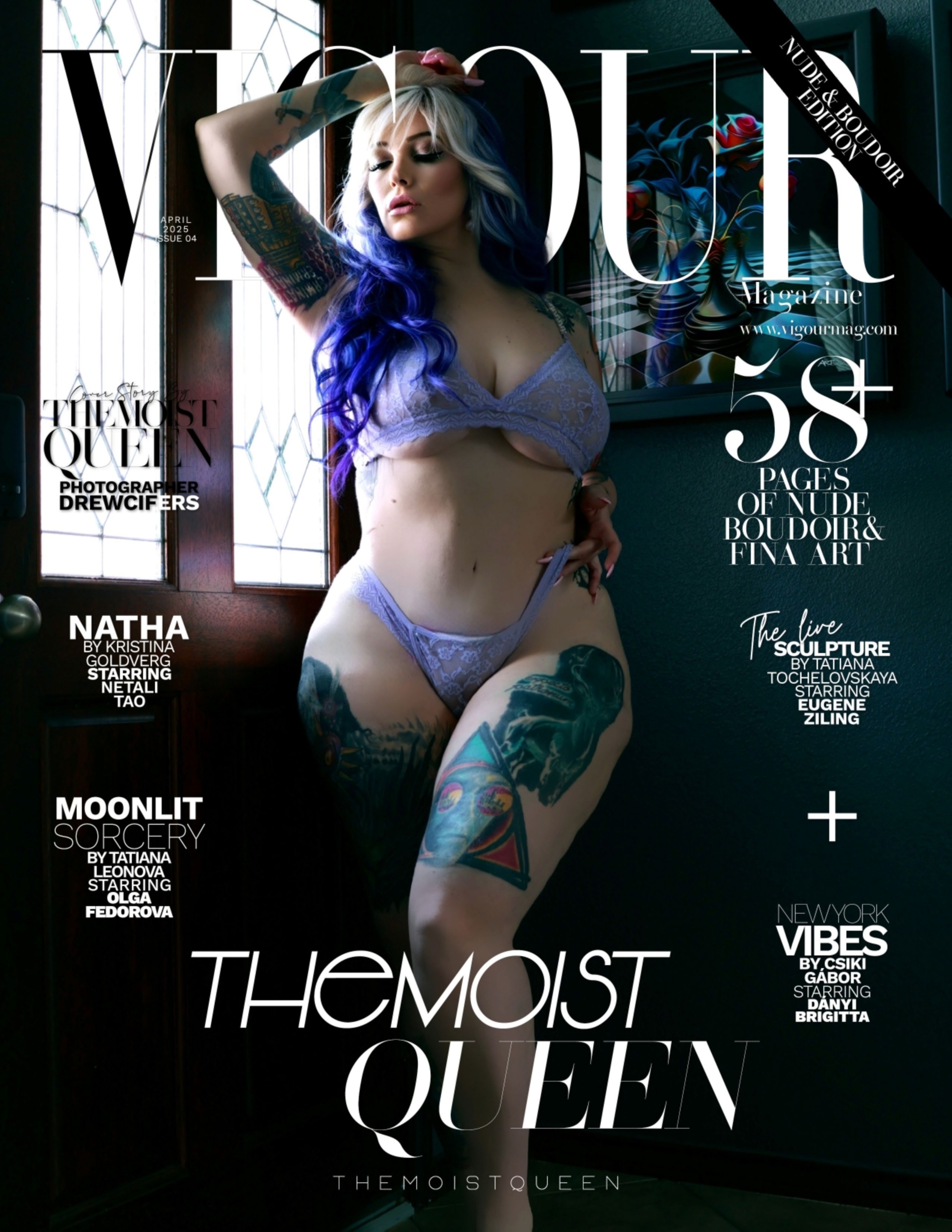 Vigour April 2025 Autographed Cover